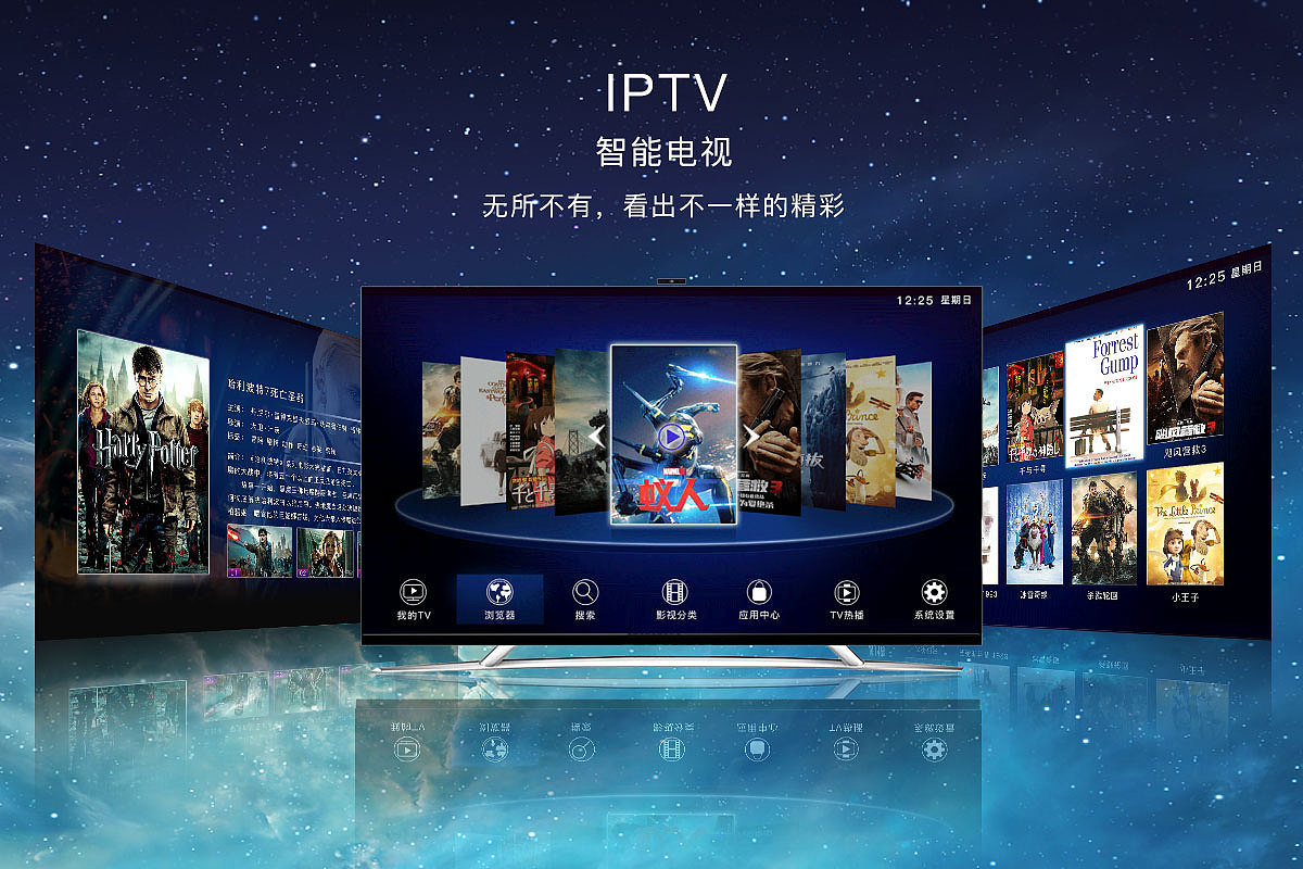 鼎盛威学校IPTV电视系统解决方案总体架构